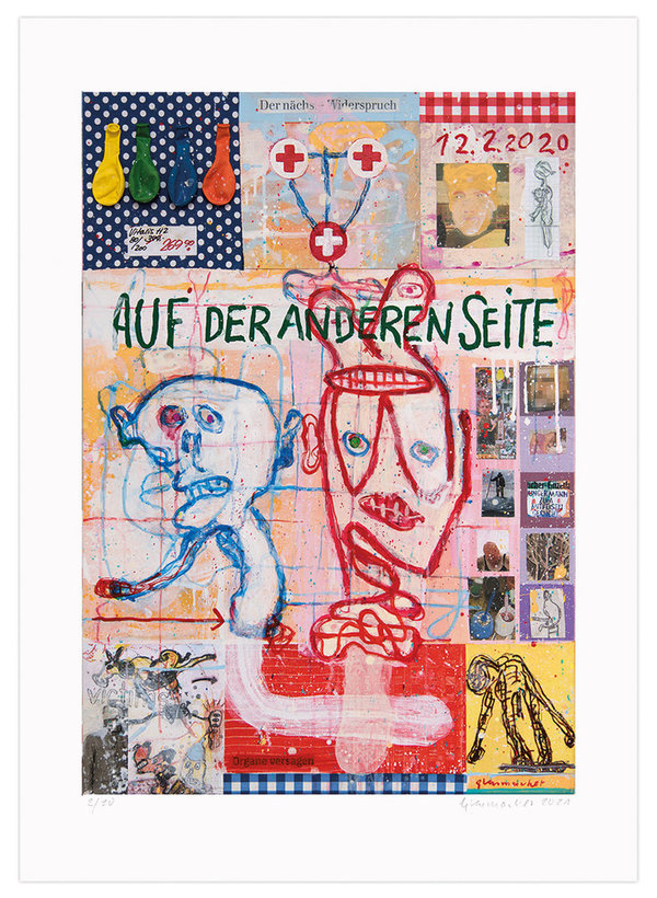Giclee Kunstdruck „Auf der anderen Seite“ von Dieter Glasmacher
